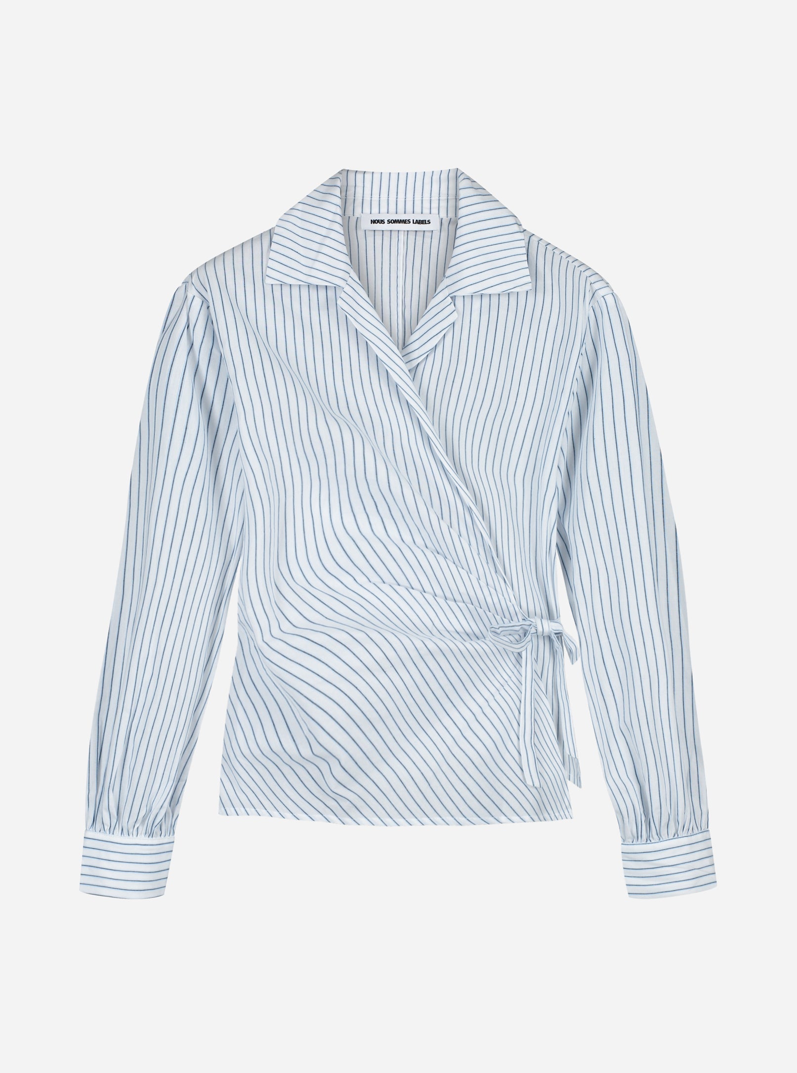 Striped Wrap Blouse by Nous Sommes Labels