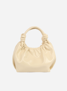 Nous Sommes Labels Beige handbag with knotted handle by Hvsik 