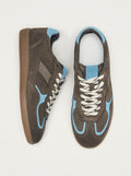 ALOHAS Tb.490 Rife Leather Sneakers - Taupe Cornflower Blue