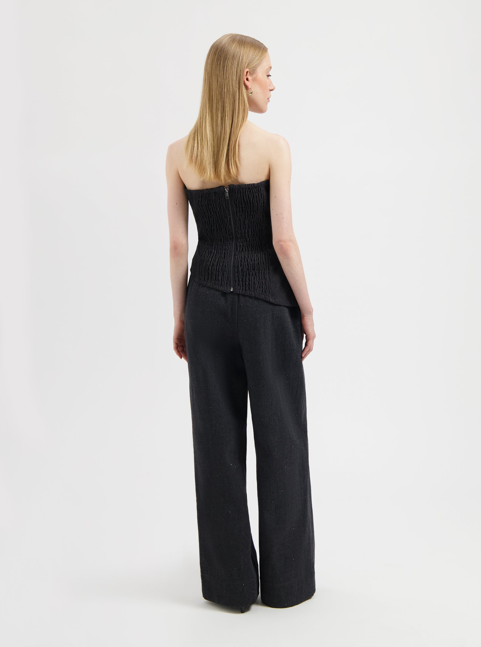 tope tubetop ブラック　黒 Kate Tube Top Black - Nous Sommes Labels – NOUS SOMMES LABELS