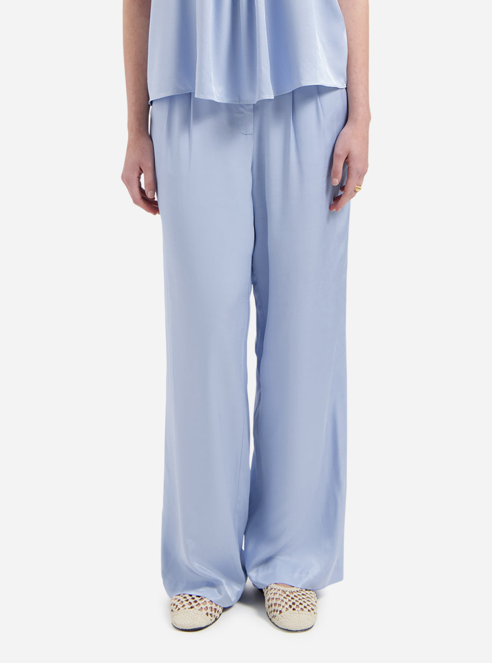 Josie Pleated Pants Light Blue - Nous Sommes Labels – NOUS SOMMES