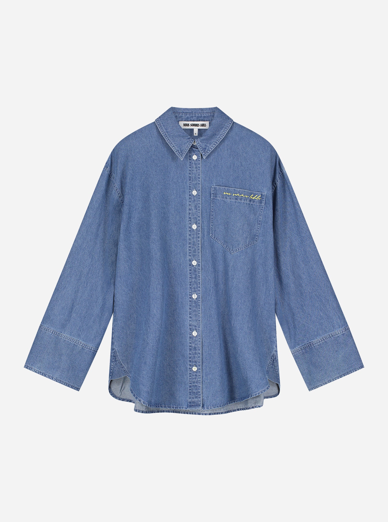 Greta Chambray Shirt Light Blue - Nous Sommes Labels – NOUS SOMMES