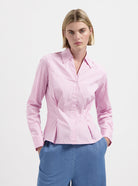 Pink Blouse with tailored waist line by Nous Sommes Labels 