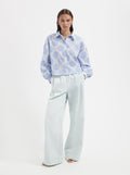 Light blue patterned shirt by Nous Sommes Labels 