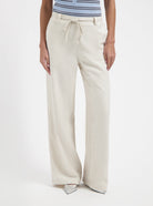 White wide-leg pants by Nous Sommes Labels 