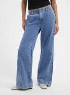Wide leg denim Trousers by Nous Sommes Labels 