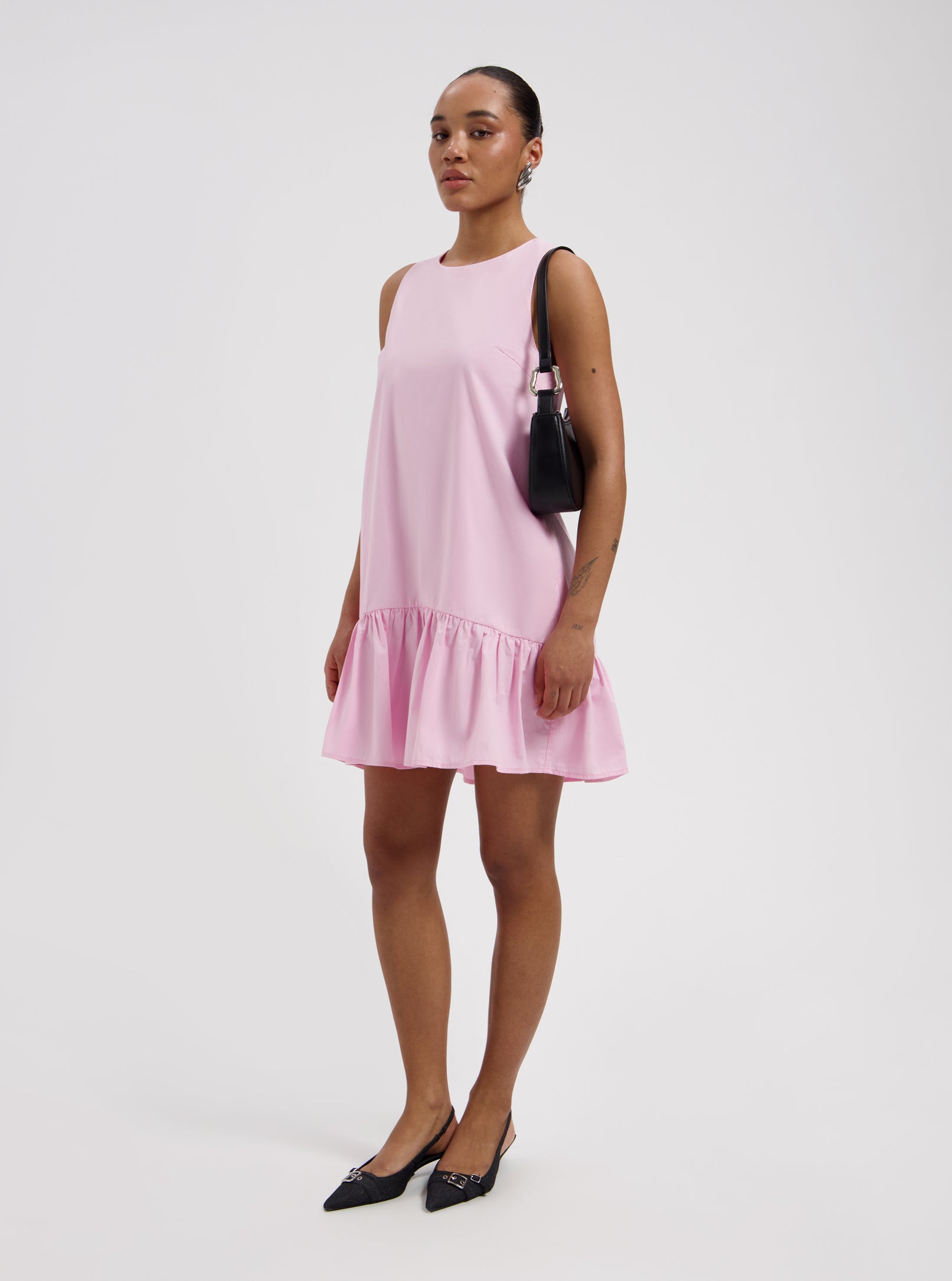 Pink Baby Doll Dress cotton by Nous Sommes Labels 