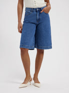 Denim Bermudas knee length by Nous Sommes Labels 