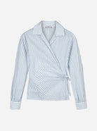 Striped Wrap Blouse by Nous Sommes Labels 