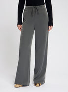 Model wearing the Lauren Trousers in Grey - NOUS SOMMES LABELS