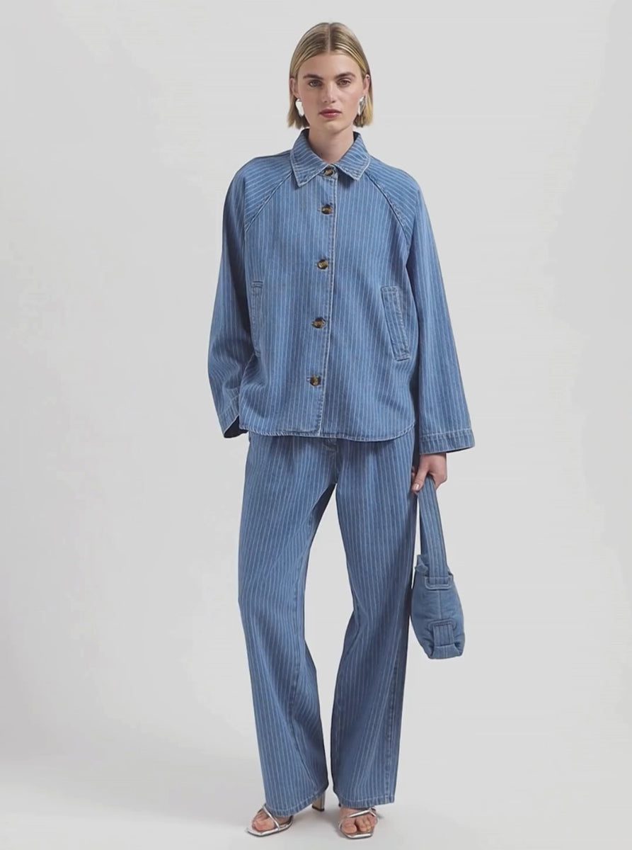 Bess Shirt Light Blue Stripe - Nous Sommes Labels – NOUS SOMMES LABELS